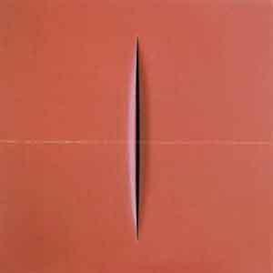 Concetto spaziale by Lucio Fontana