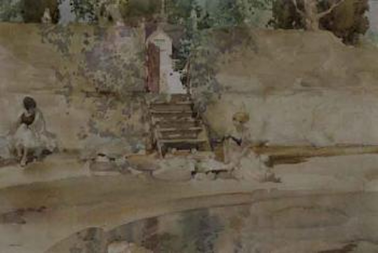 Under the battery by William Russell Flint