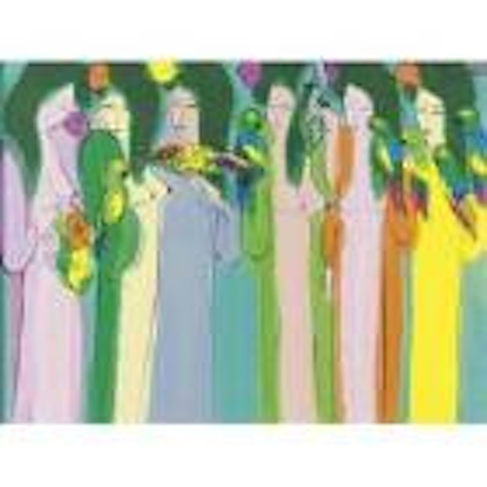 Group of women by Walasse Ting