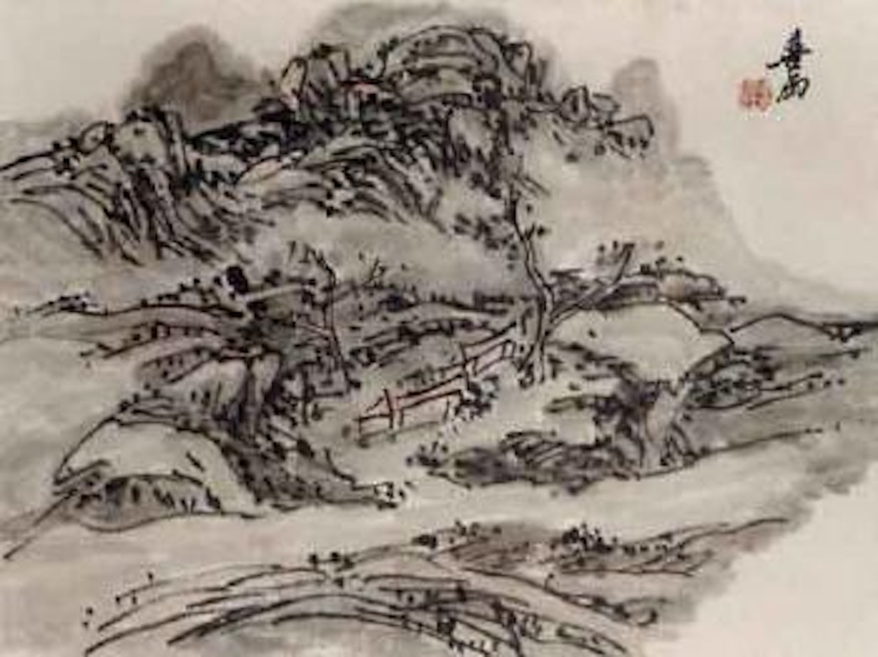 Landscapes by Huang Binhong