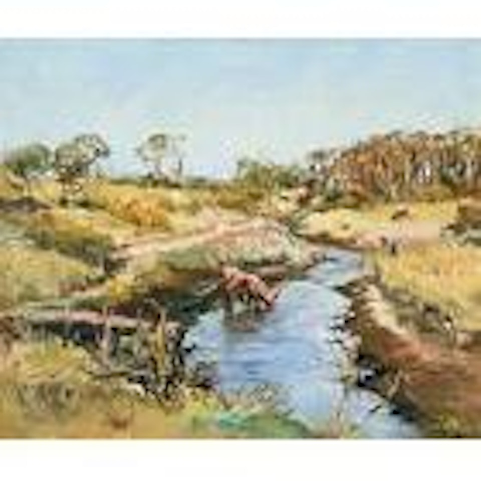 Berwick landscape by Arthur Merric Bloomfield Boyd