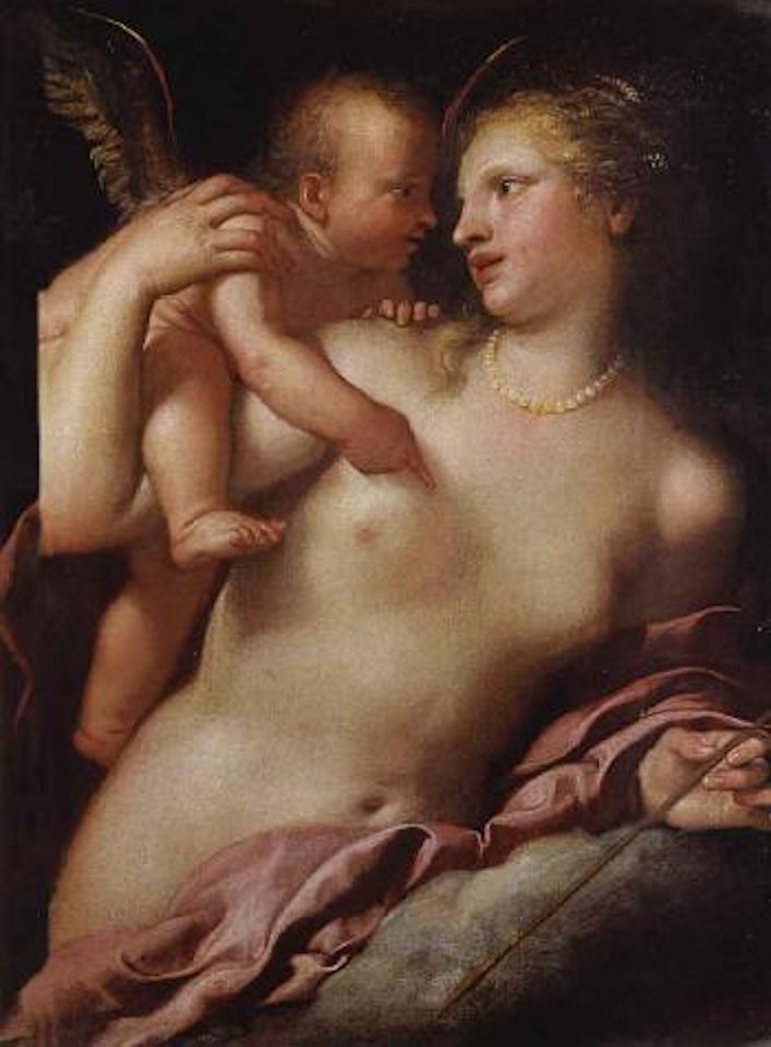 Venus and Love by Pietro Liberi
