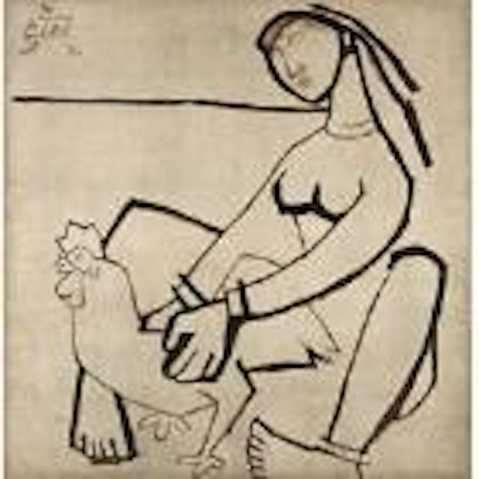 Untitled by M.F. Husain
