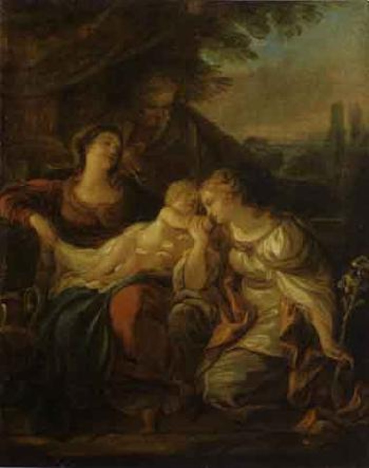 La Sainte Famille avec Sainte Martine by Charles-Joseph Natoire