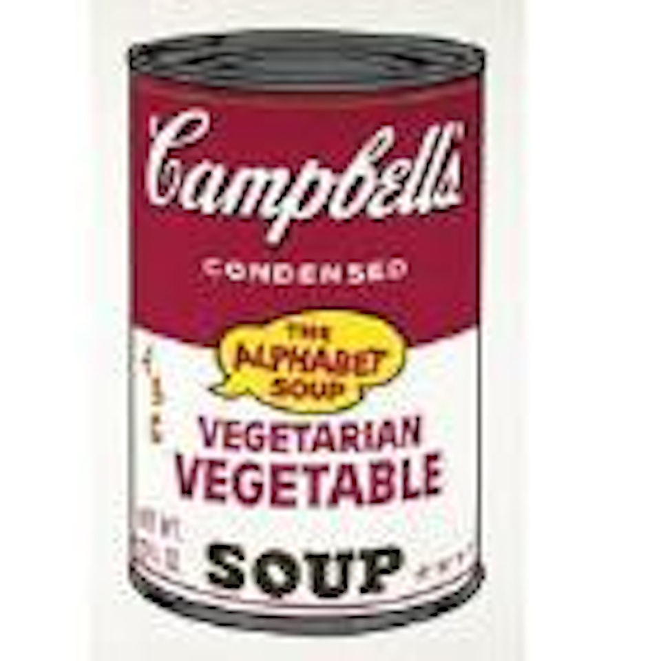 Campbell's Soup II, Vegetarian Vegetable by Andy Warhol