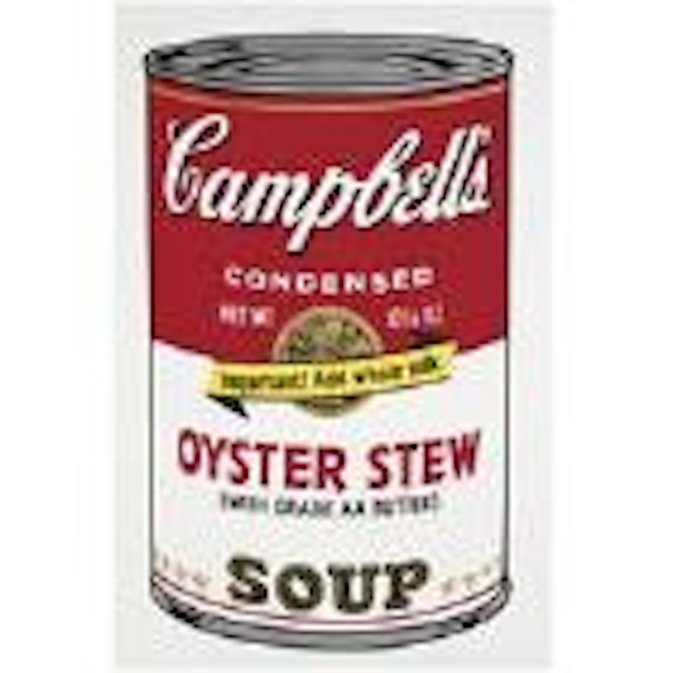 Campbell's Soup II, Oyster Stew by Andy Warhol