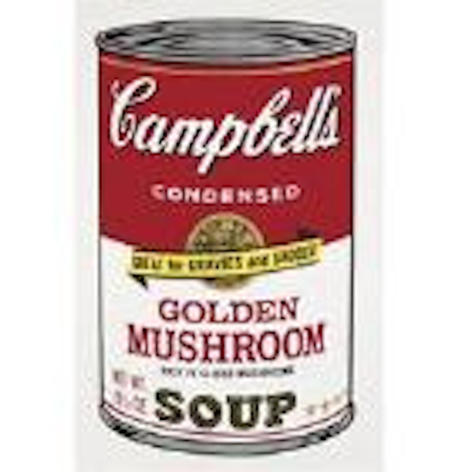Campbell's Soup II, Golden Mushroom by Andy Warhol