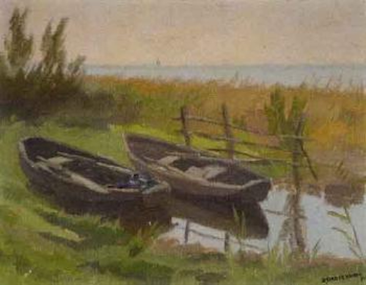 Rowing boats near the lake by Dirk Smoorenberg