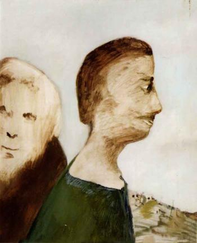 Head of farmer by Sidney Nolan