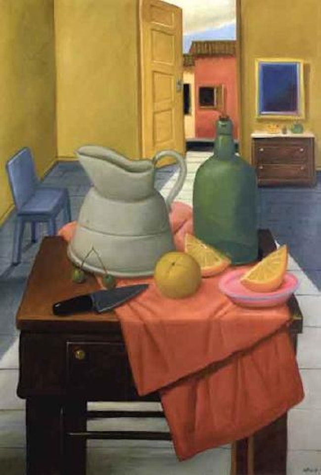 Nature morte by Fernando Botero