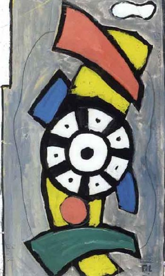Composition a la roue by Fernand Leger