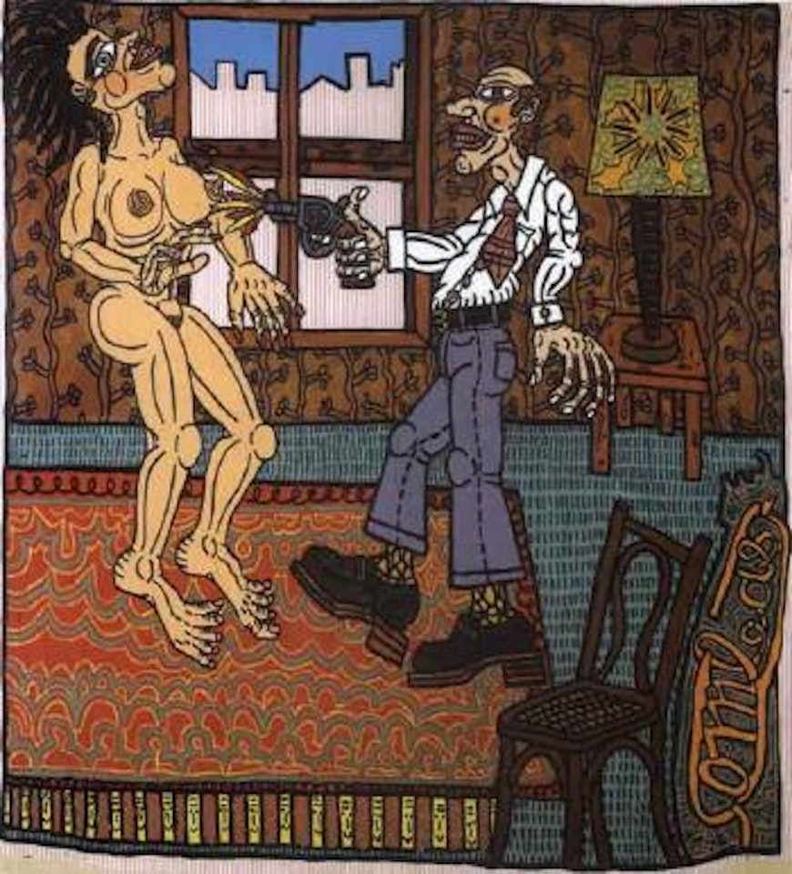 Meurtre au pistolet by Robert Combas