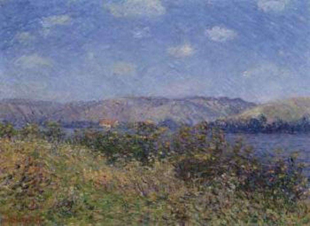 Les berges de la Seine en ete, tournedos-sur-Seine by Gustave Loiseau