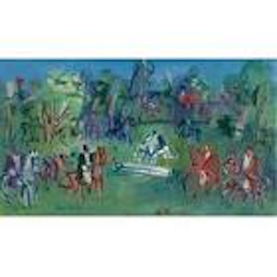 Courses d'obstacles by Jean Dufy
