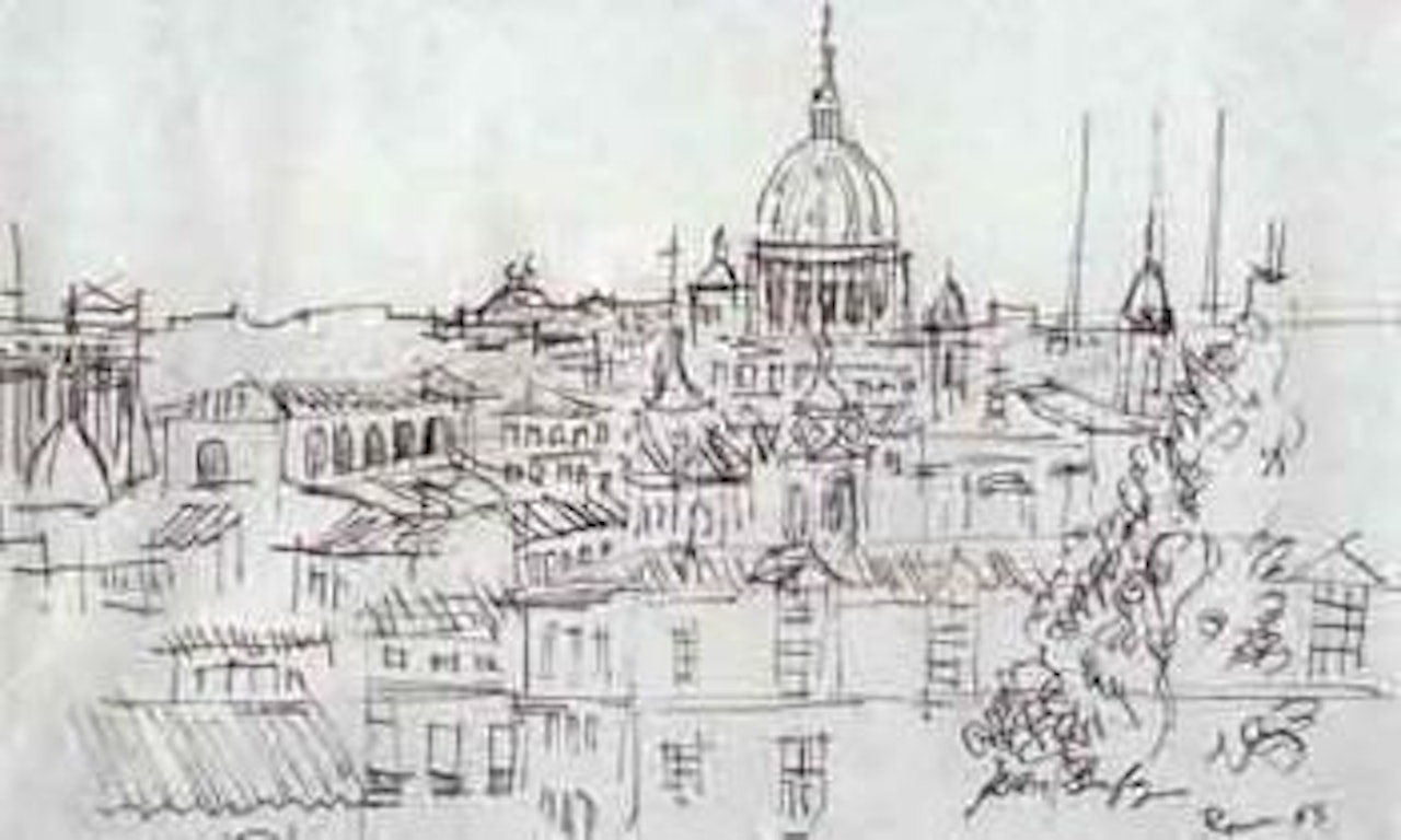 Vue de Rome by Jean Dufy