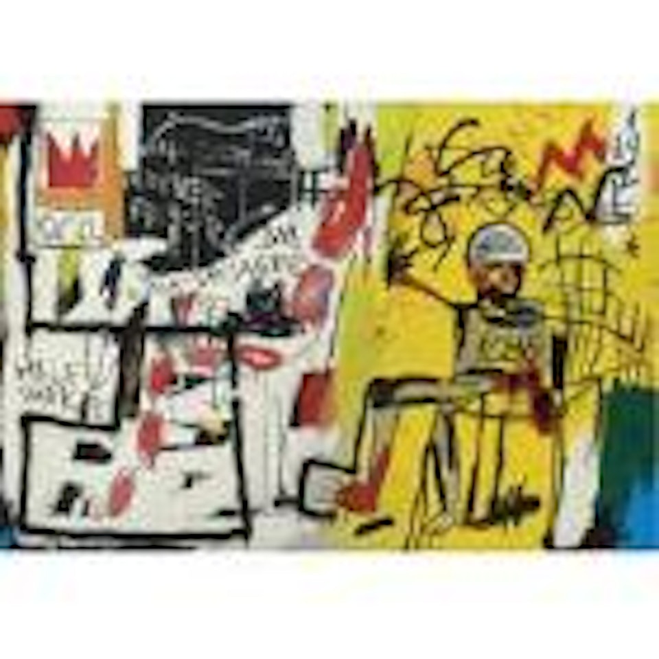 Untitled - Electric chair by Jean-Michel Basquiat