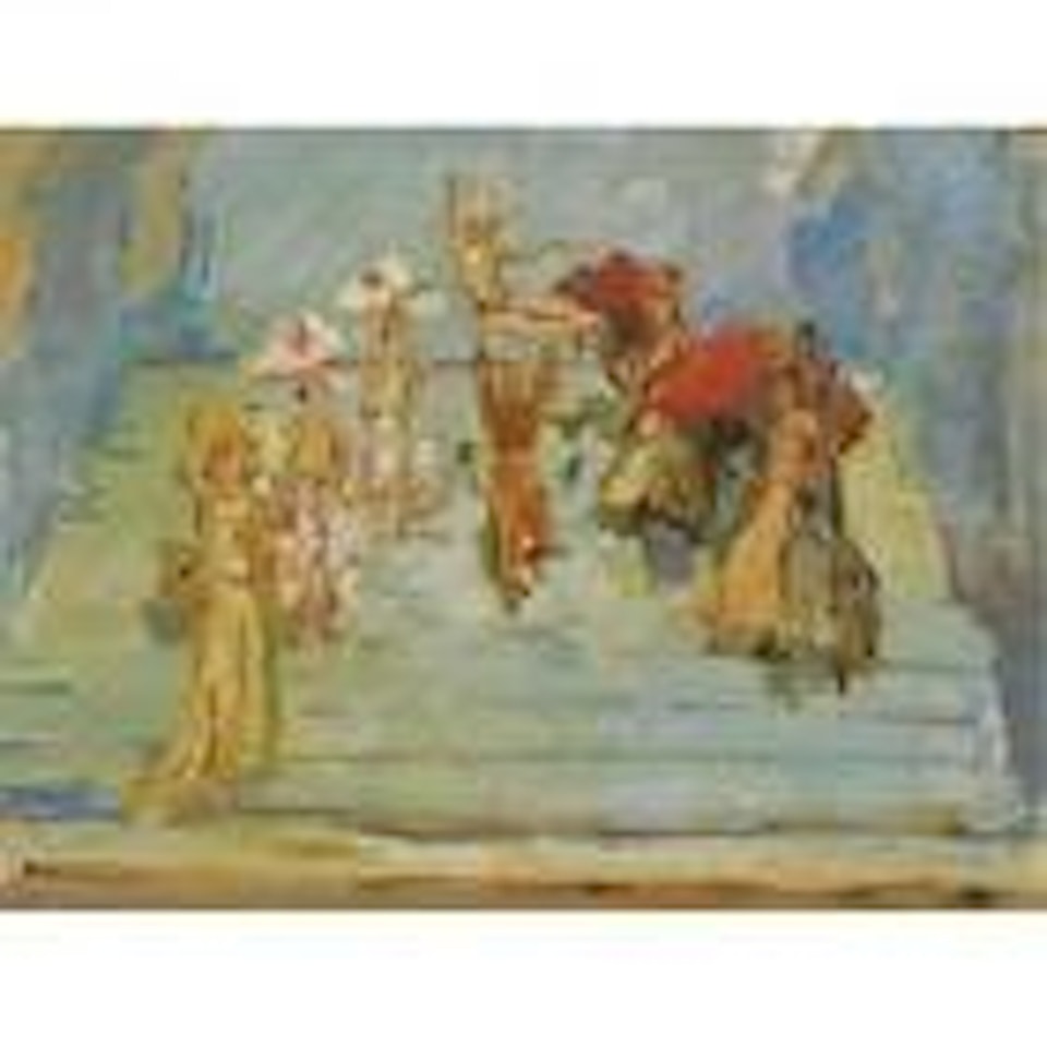 Revue dancers in the Scala Theatre, the Hague by Isaac Israels