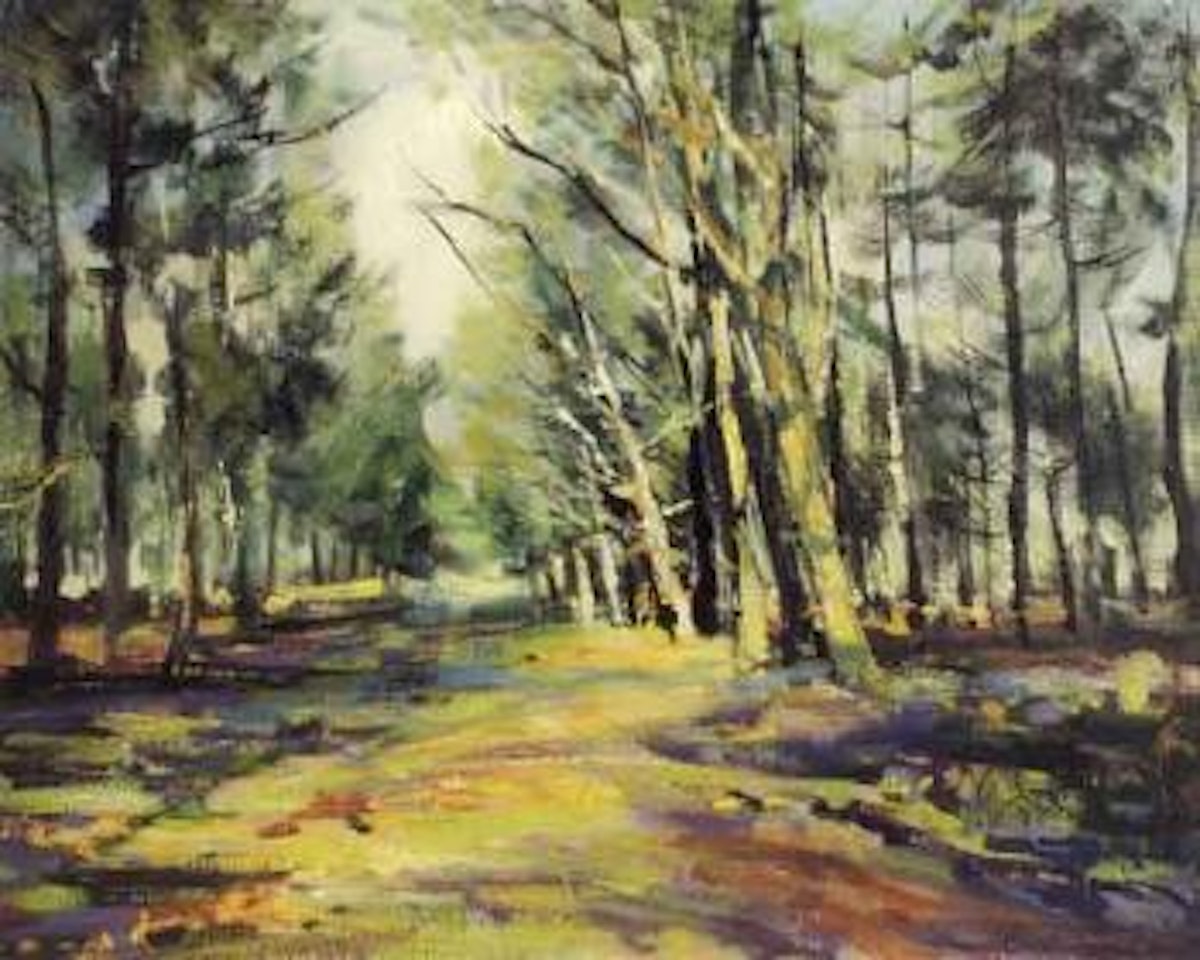 Path by the woodlands by Kenneth Webb