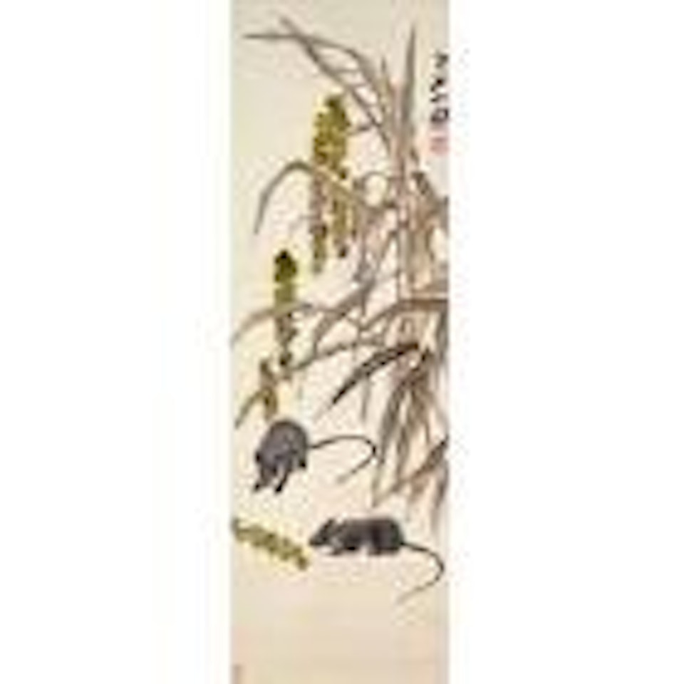 Two rats by Qi Baishi