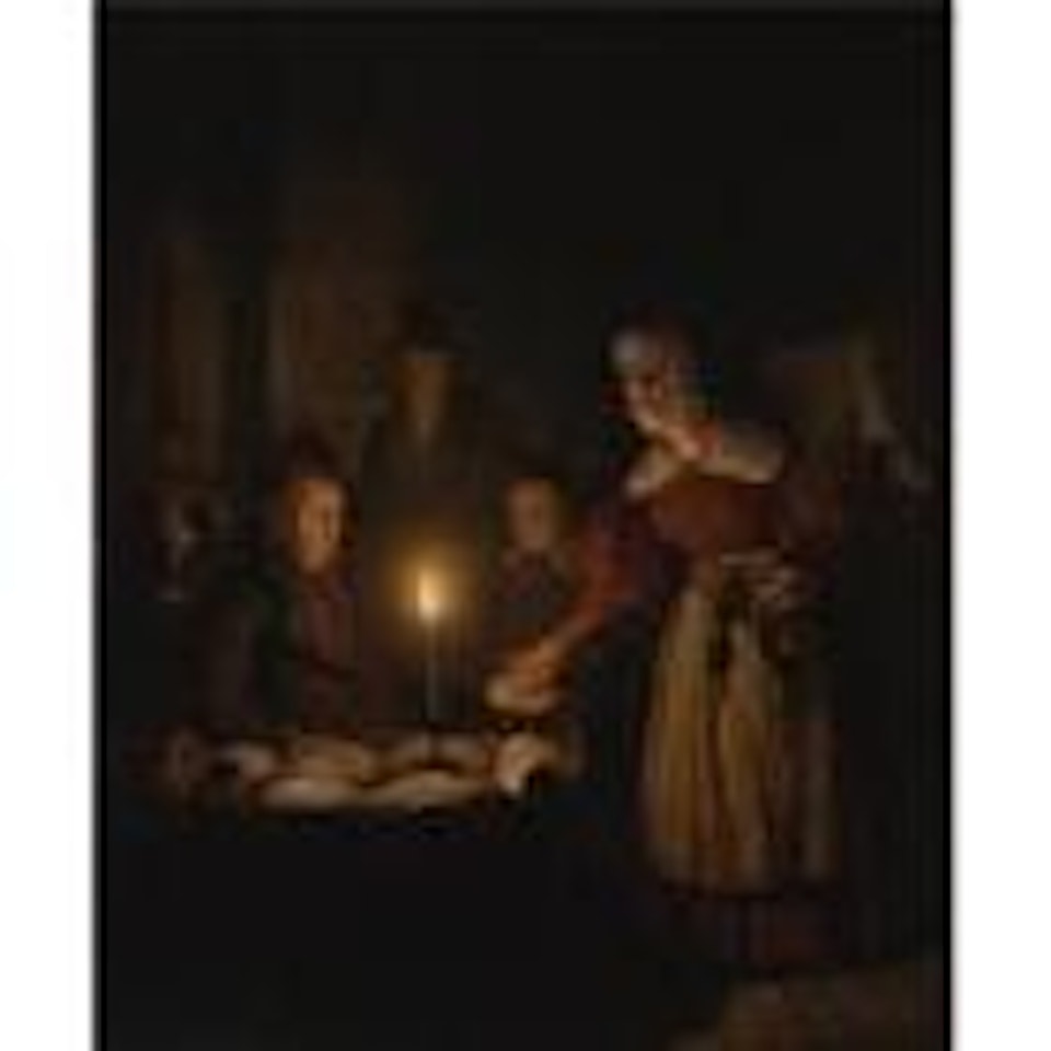 The poultry seller by Petrus van Schendel