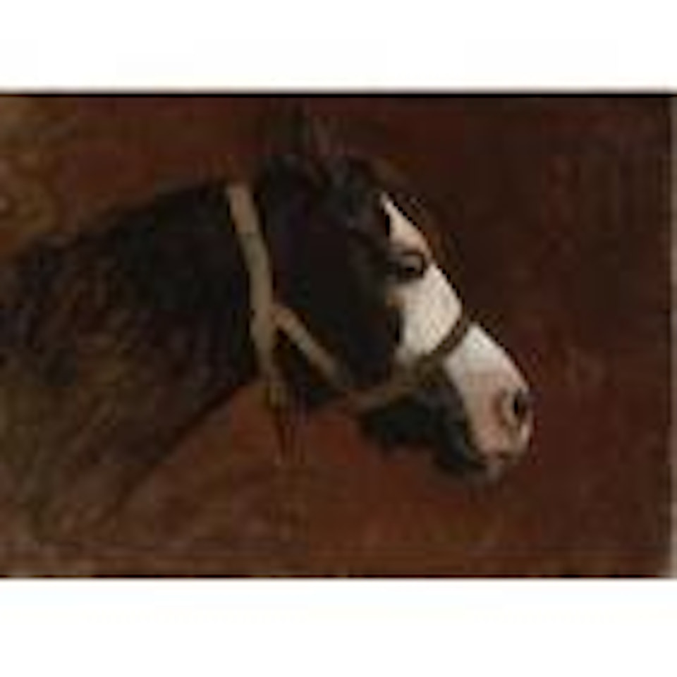 Profile of a horse by Jean Léon Gérome