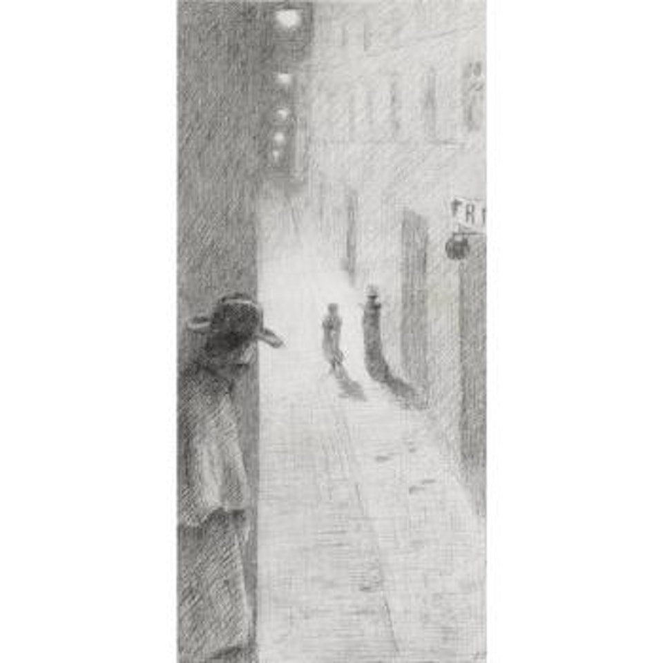 Nochturnal pursuit by Alfred Kubin
