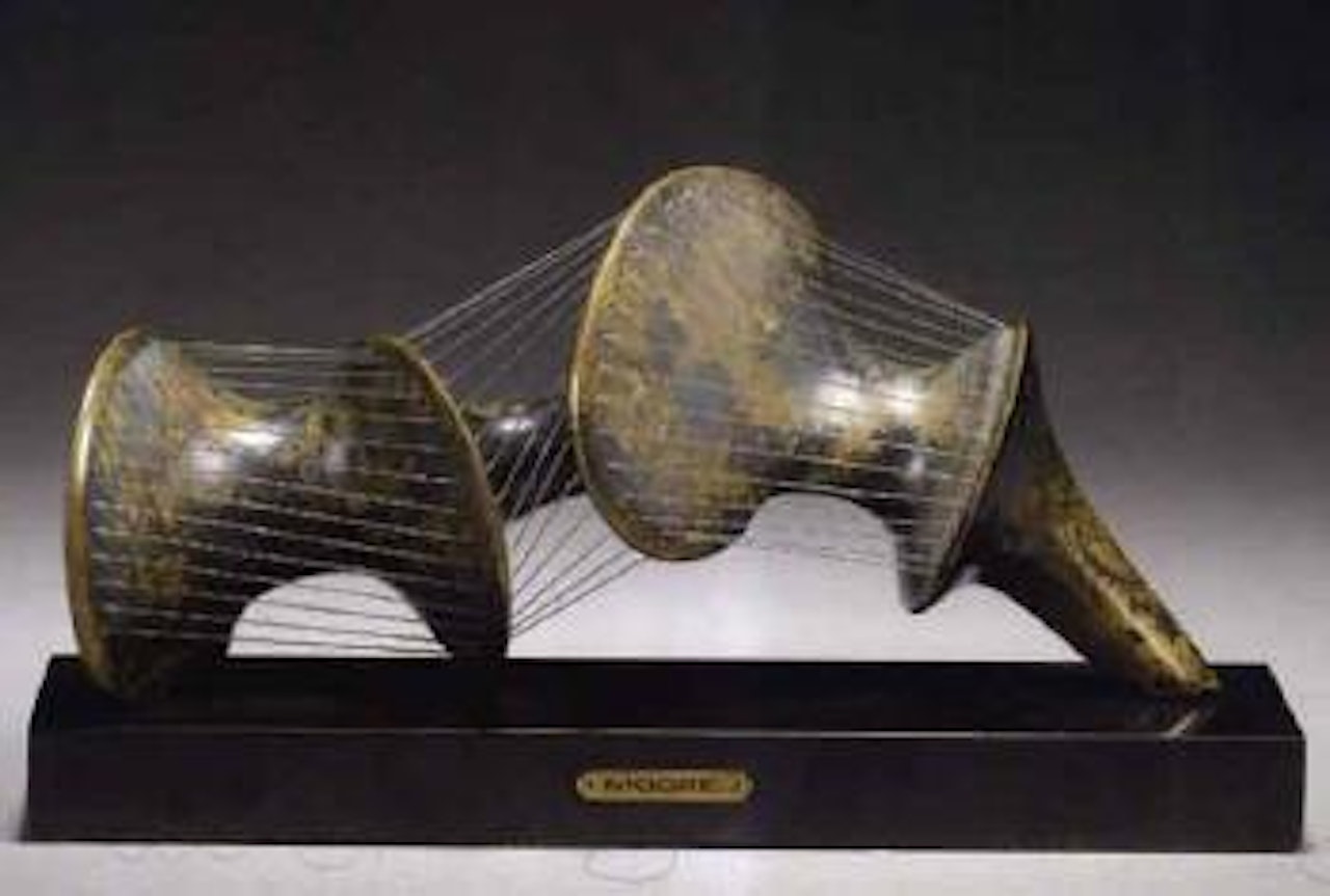 Stringed figure by Henry Moore
