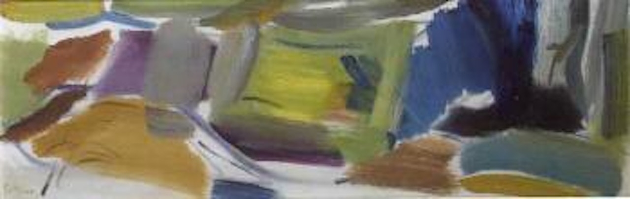 Spanish Chestnut, yellow distance by Ivon Hitchens