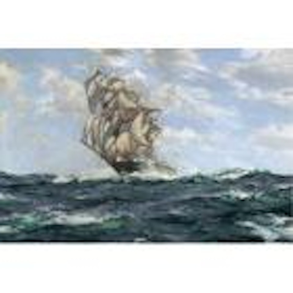 Yankee flyer, the clipper ship Midnight by Montague Dawson