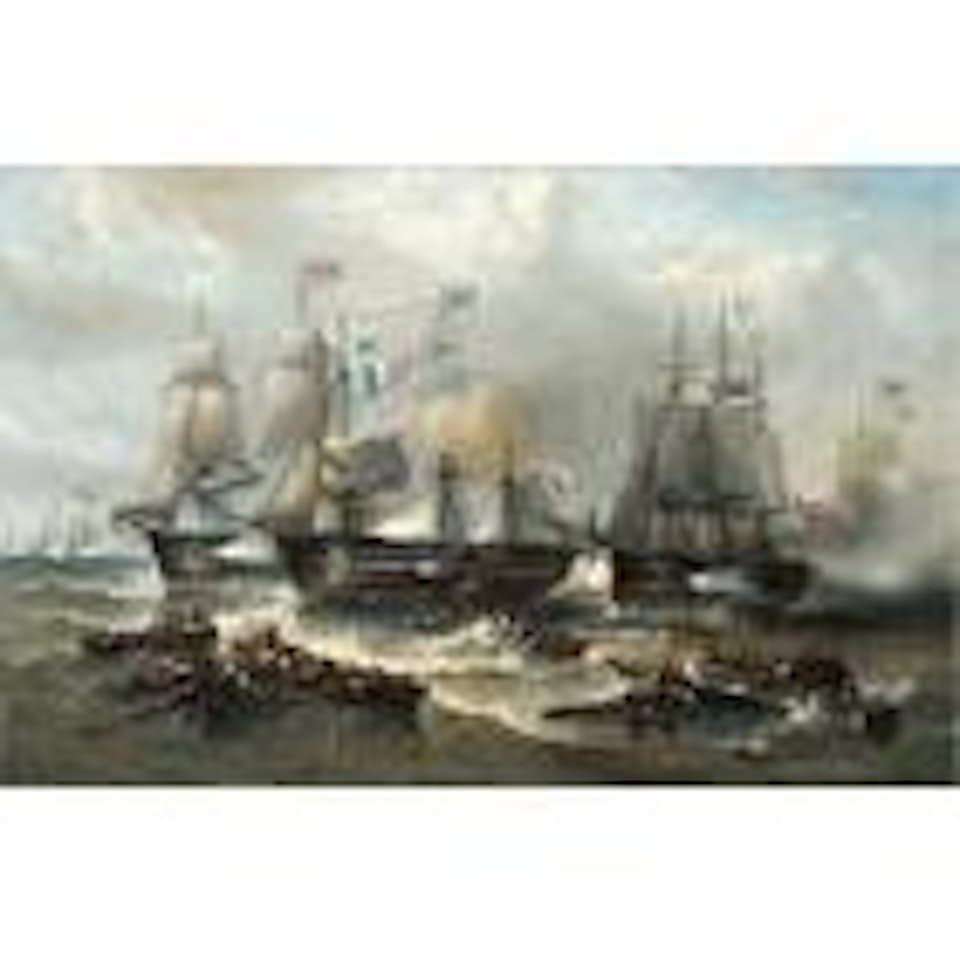 The Battle of Trafalgar, 21st October 1805 by François Etienne Musin