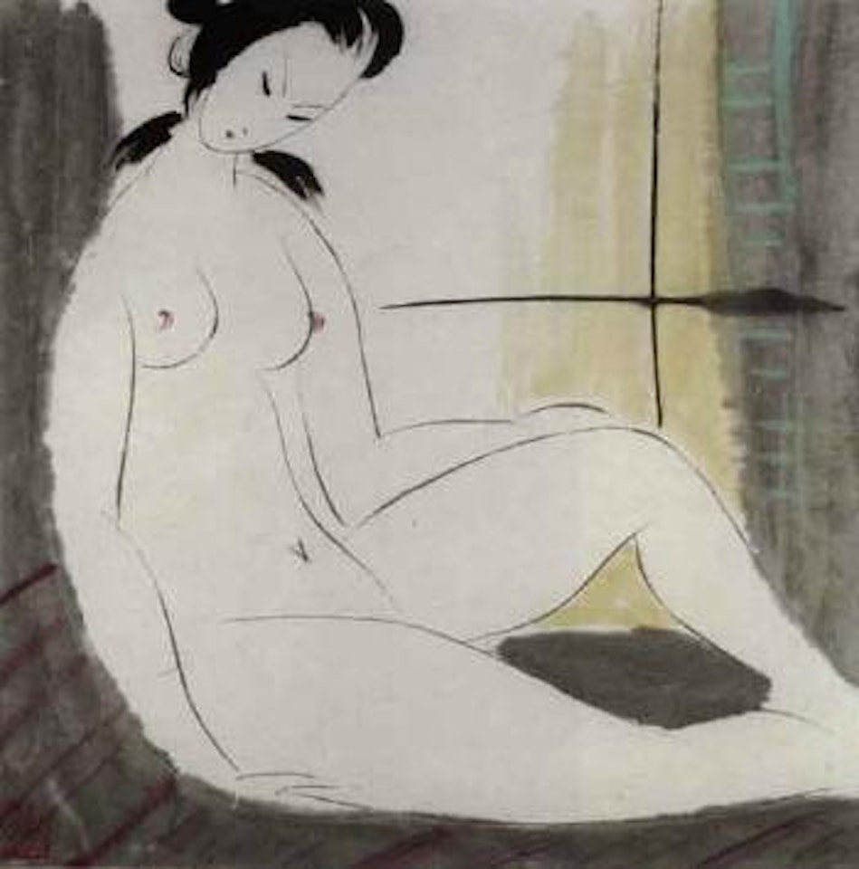 Nude by Lin Fengmian
