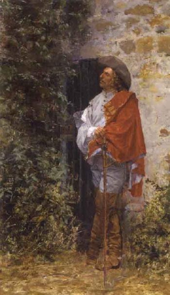 Cavalier at the gate by Giuseppe de Nittis