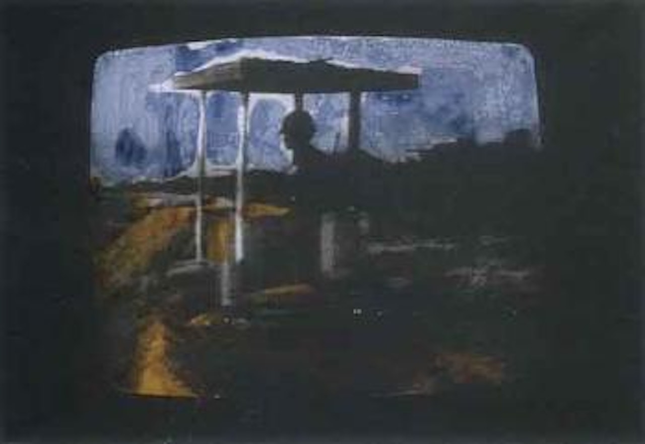 Televisore (Guerra nel Golfo) by Mario Schifano
