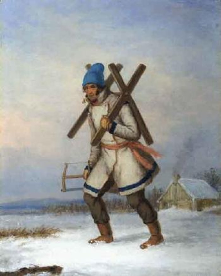Woodcutter by Cornelius Krieghoff