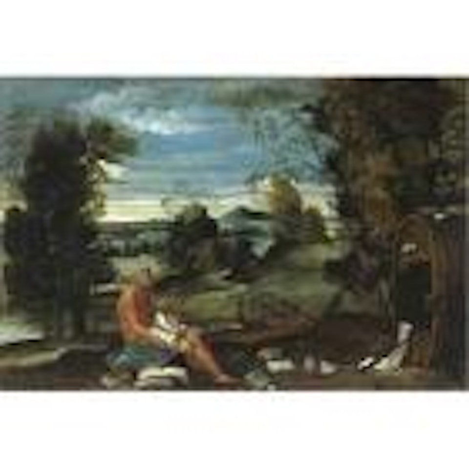 Landscape with Saint Jerome by BOLOGNESE SCHOOL