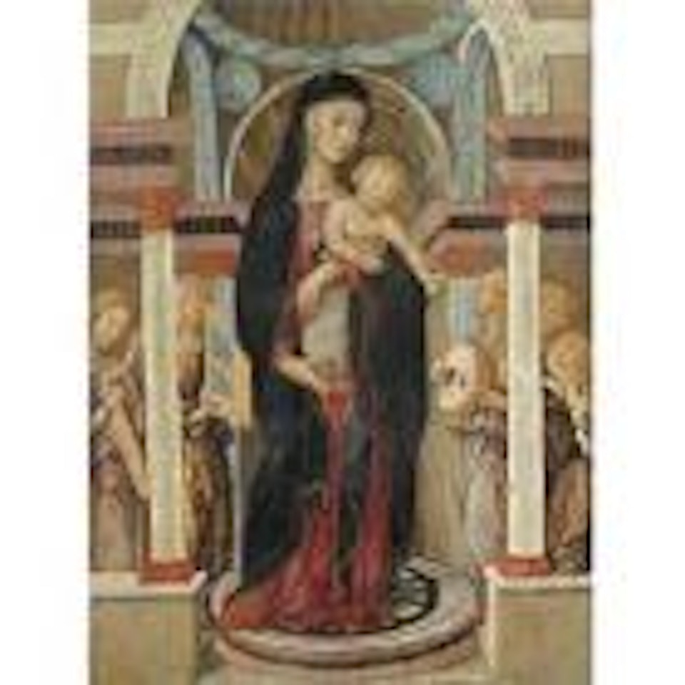 Madonna and Child with angels by Giovanni Di Ser Giovanni Guidi