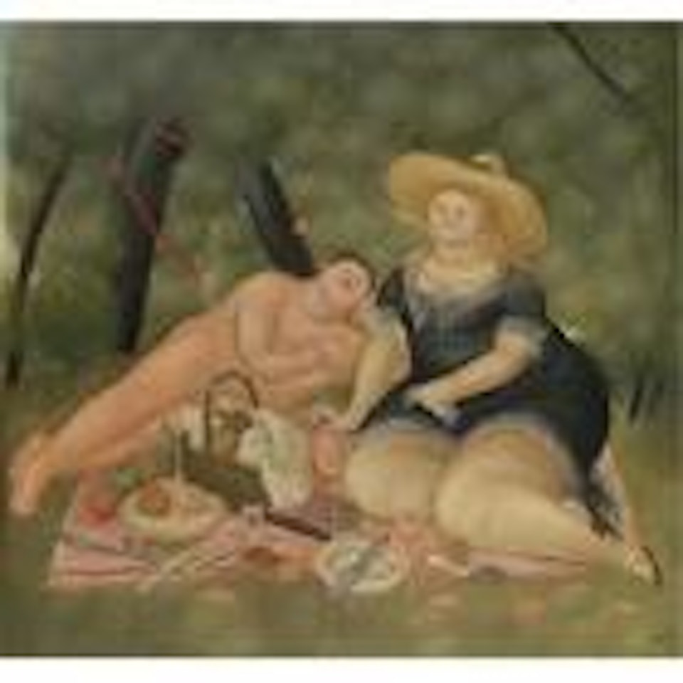 Dejeuner sur l'herbe by Fernando Botero
