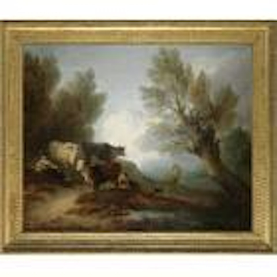 Landscape with cattle by Thomas Gainsborough