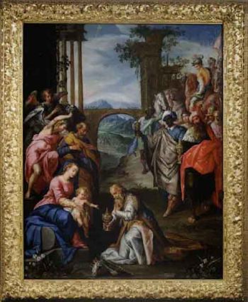 Adoration of the Three Kings by Hendrick de Clerck