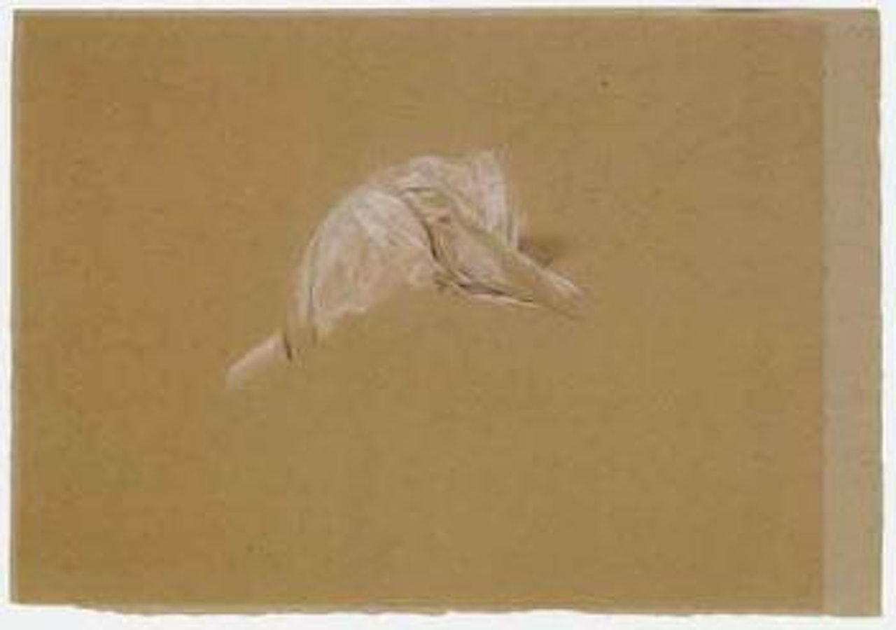 Study of figure lying down by Gustav Klimt