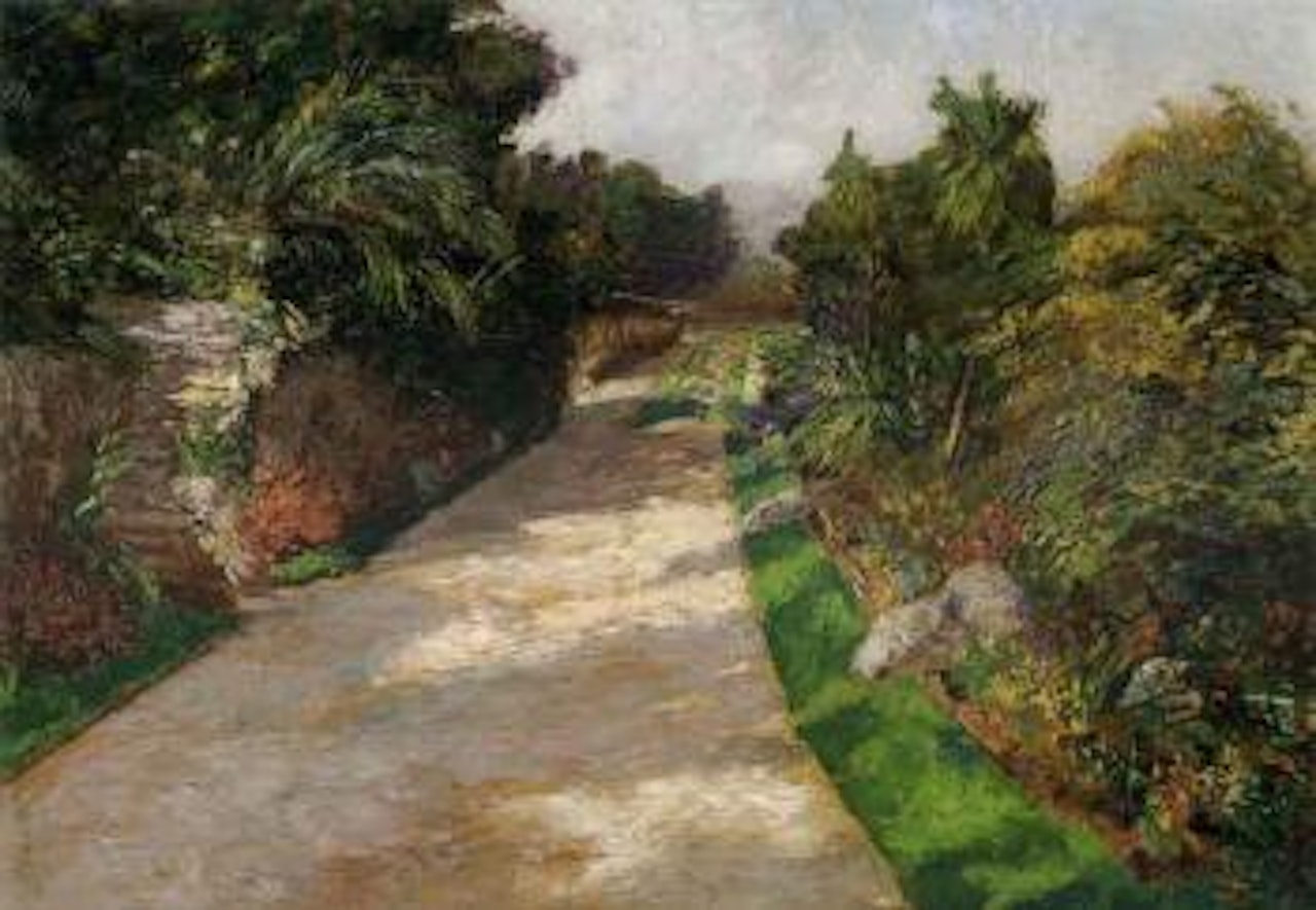 Rose garden on Cote d'Azur by Olga Wisinger-Florian