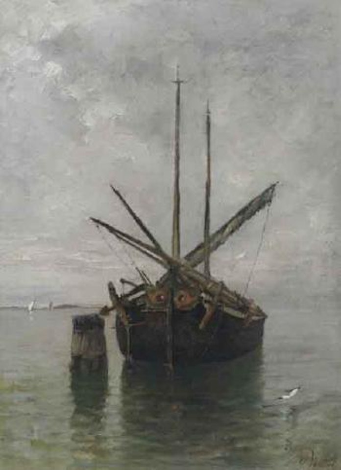 Sailing boat by Olga Wisinger-Florian