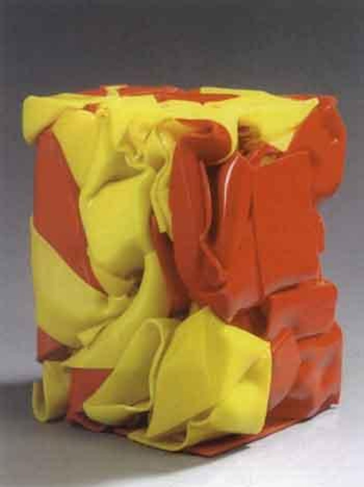 Compression jaune et rouge by César