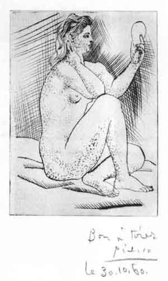 Femme au miroir by Pablo Picasso