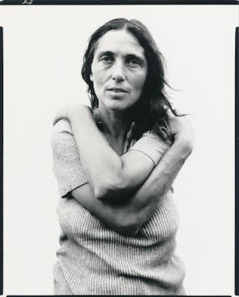 June Leaf, Sculptress, Mabou Mines, Nova Scotia, 7-18-75 by Richard Avedon