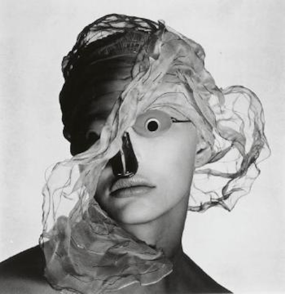 Girl with Tiny Goggles, New York, 1994 by Irving Penn