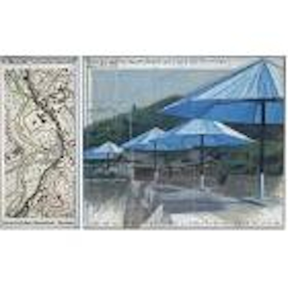 The Umbrellas (Joint project for Japan and USA) by Christo