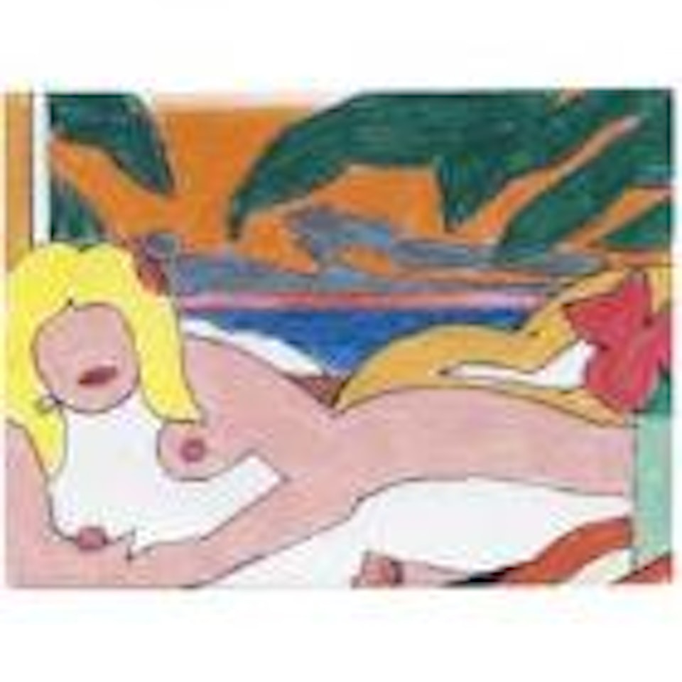 Study for Sunset Nude, Orange Sky by Tom Wesselmann
