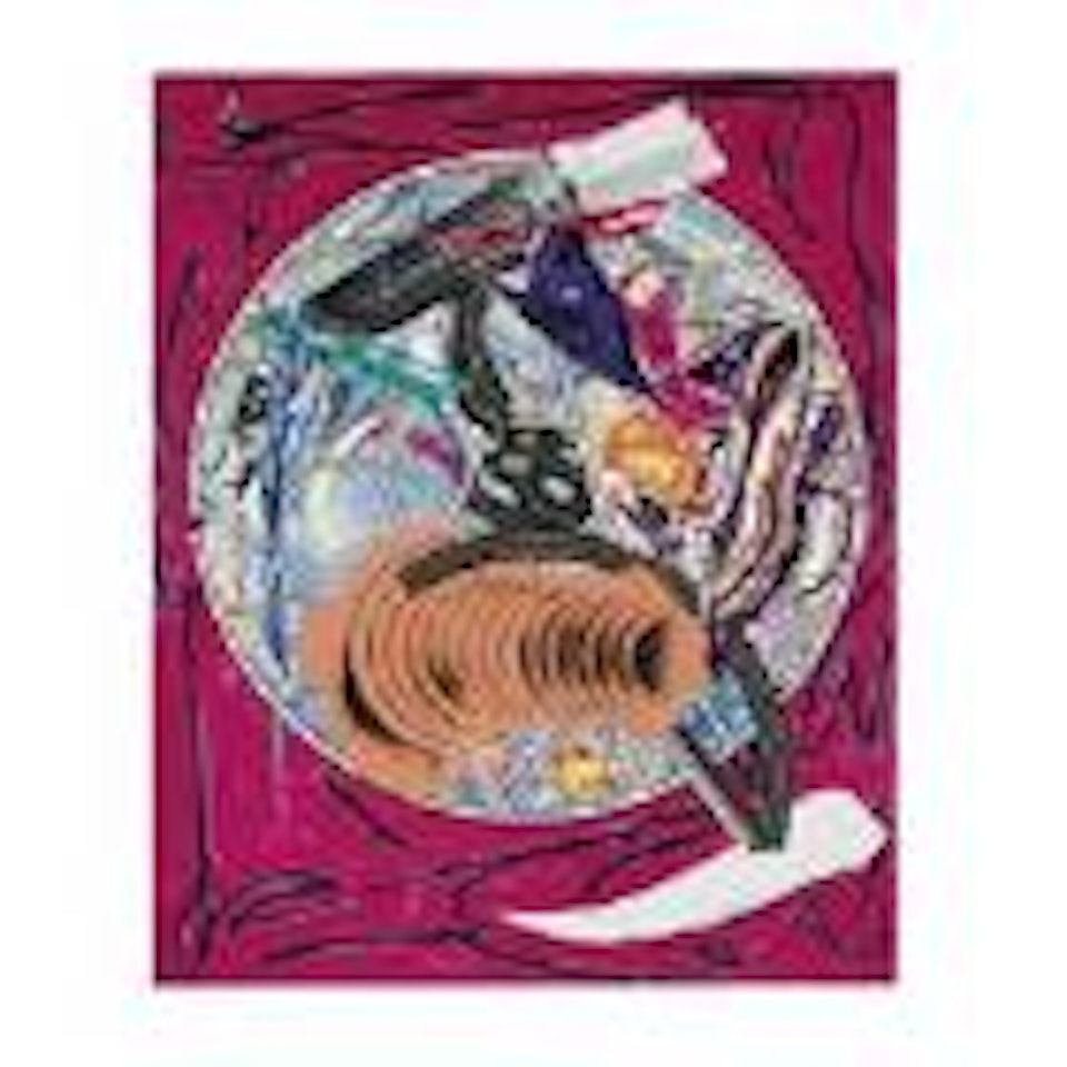 The Whale as a Dish (from The Waves Series 1985-89) by Frank Stella