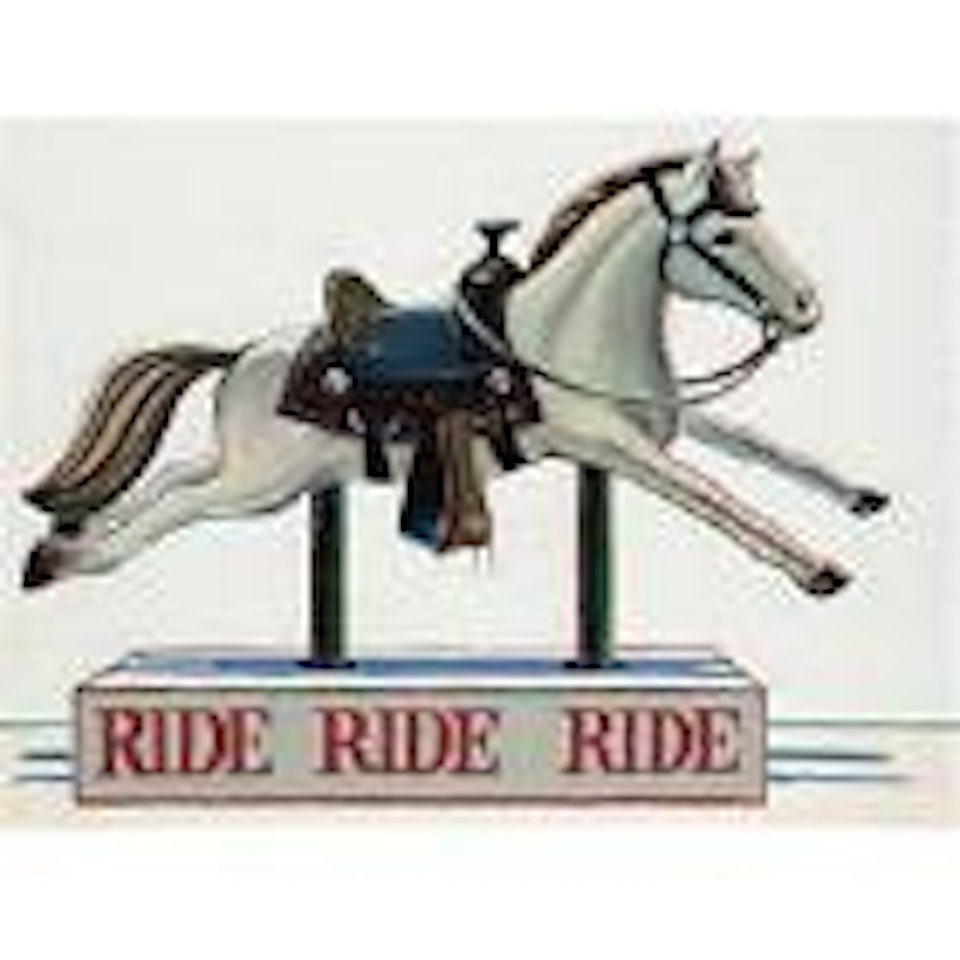 Ride Ride Ride (Supermarket Horse) by Wayne Thiebaud